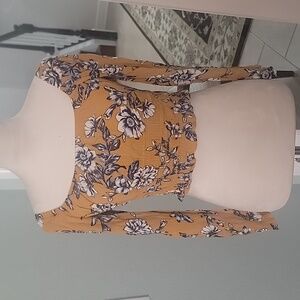 Floral crop top